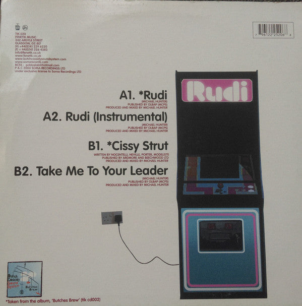 The Butch Cassidy Sound System : Rudi E.P. (12", EP)