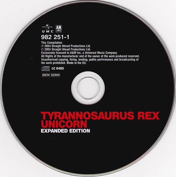 Tyrannosaurus Rex : Unicorn (CD, Album, RE, RM)