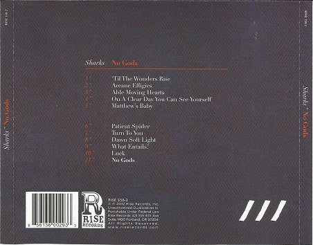 Sharks (12) : No Gods (CD, Album)