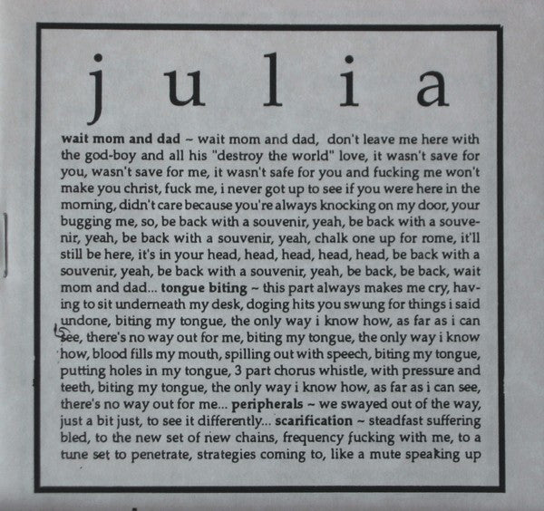 Julia (17) : Julia (CD, Album)