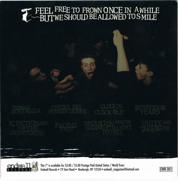 The Disaster : With Years Left To Go (7")