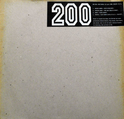 Various : Cheap Sweaty Fun 200 (LP, S/Sided, Comp)