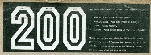 Various : Cheap Sweaty Fun 200 (LP, S/Sided, Comp)