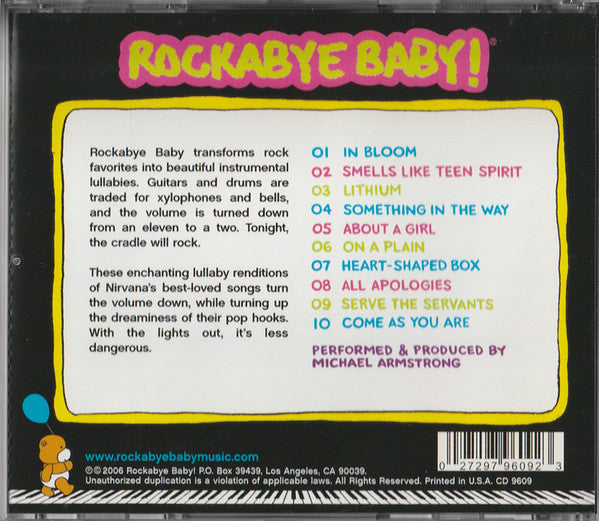 Michael Armstrong : Rockabye Baby! Lullaby Renditions Of Nirvana (CD, Album, RE)