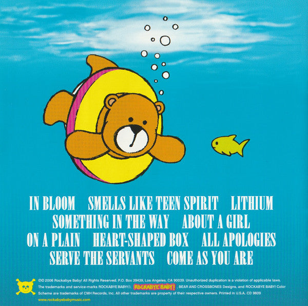 Michael Armstrong : Rockabye Baby! Lullaby Renditions Of Nirvana (CD, Album, RE)