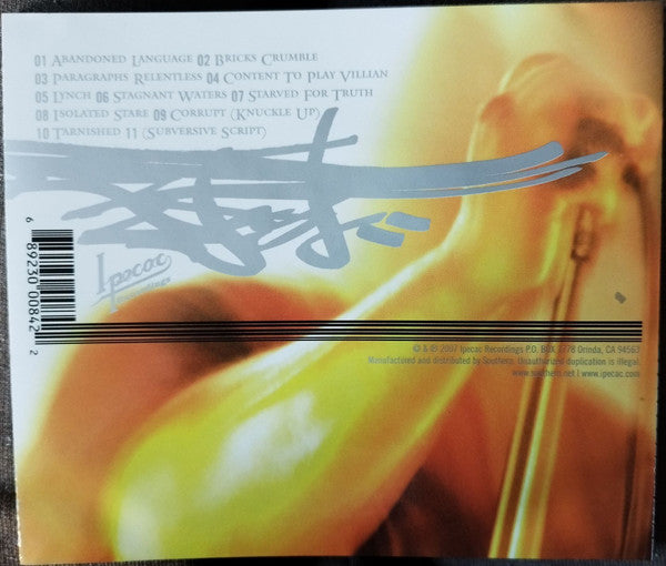 Dälek : Abandoned Language (CD, Album, M/Print)