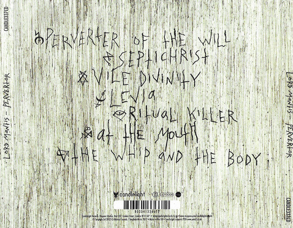 Lord Mantis : Pervertor (CD, Album)