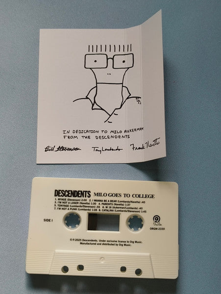 Descendents : Milo Goes To College (Cass, Album, RE)