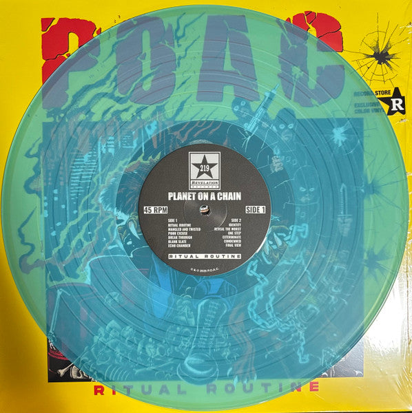Planet On A Chain : Ritual Routine (12", Album, Tra)