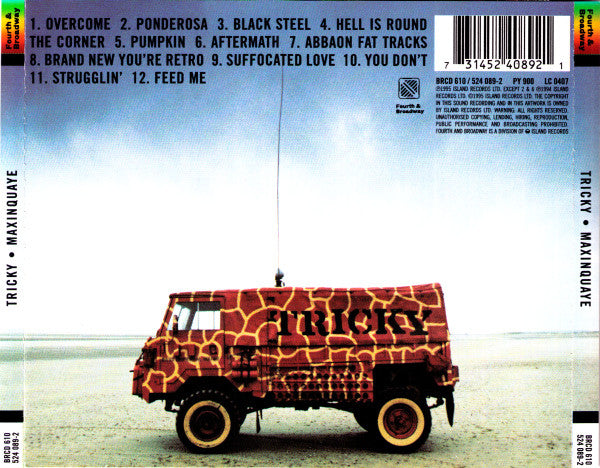 Tricky : Maxinquaye (CD, Album, RP, PMD)