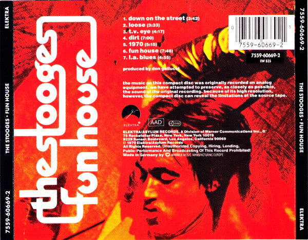 The Stooges : Fun House (CD, Album, RE, RP)