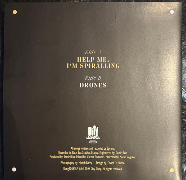 Sprints : Help Me, I'm Spiralling (7", Single)