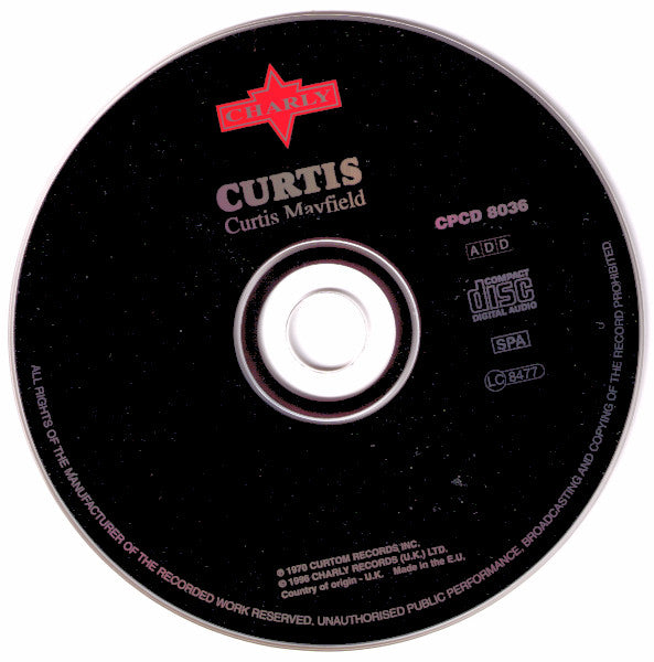 Curtis Mayfield : Curtis (CD, Album, RE, RM)