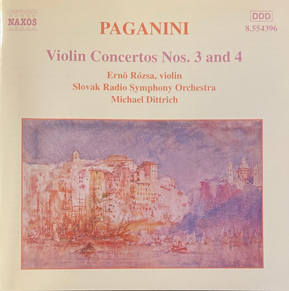 Paganini* - Ernö Rózsa, Slovak Radio Symphony Orchestra, Michael Dittrich : Violin Concertos Nos. 3 & 4 (CD, Album)