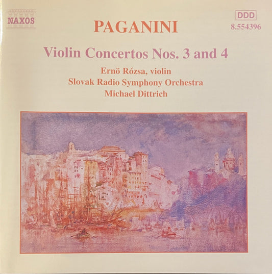 Paganini* - Ernö Rózsa, Slovak Radio Symphony Orchestra, Michael Dittrich : Violin Concertos Nos. 3 & 4 (CD, Album)