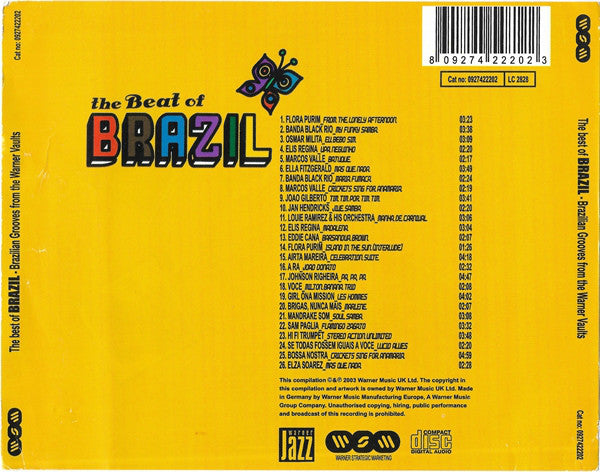 Various : The Beat Of Brazil. Brazilian Grooves From The Warner Vaults (CD, Comp)