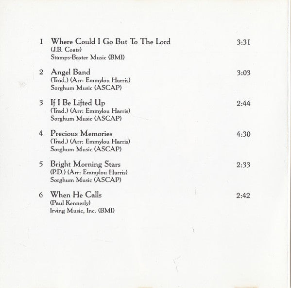 Emmylou Harris : Angel Band (CD, Album, RE)