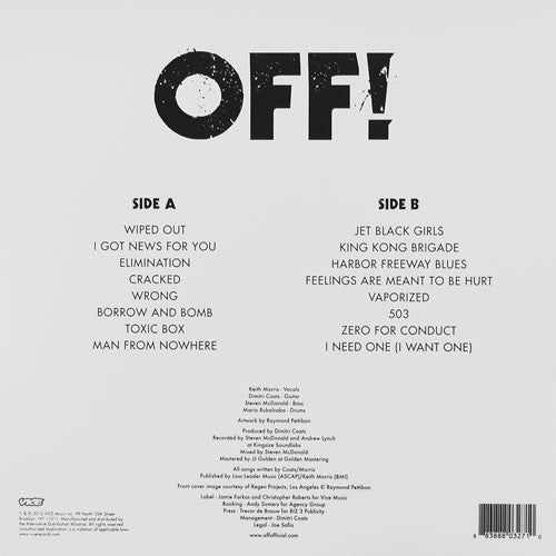 OFF! : OFF! (LP, Album)