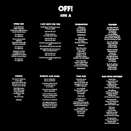 OFF! : OFF! (LP, Album)