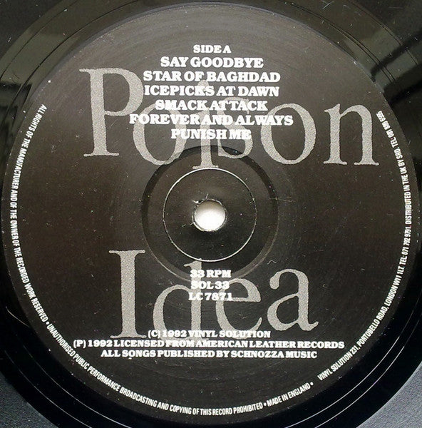 Poison Idea : Blank Blackout Vacant (LP, Album)