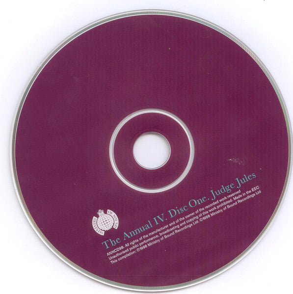 Judge Jules & Boy George : The Annual IV (2xCD, Ltd, Mixed, Boo)