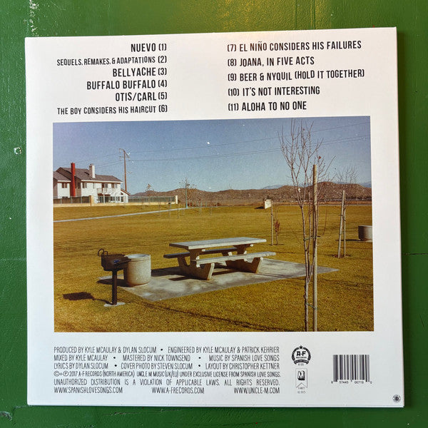 Spanish Love Songs : Schmaltz (LP, Album, Ltd, RP, Gol)