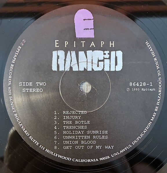 Rancid : Rancid (LP, Album)