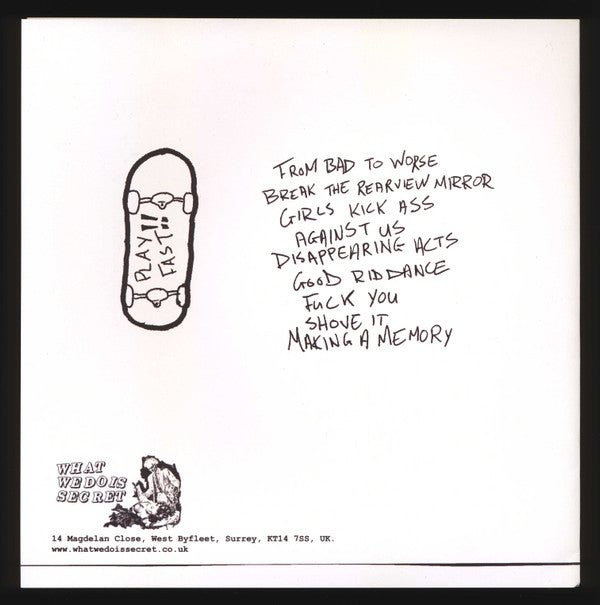 Fighting Shit : Tuned For Thrash (7")