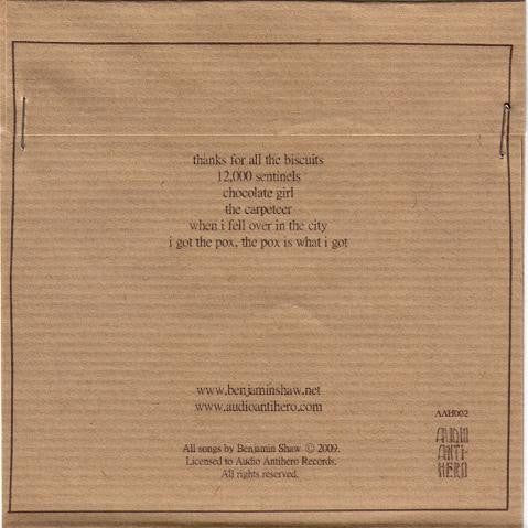 Benjamin Shaw (2) : I Got The Pox, The Pox Is What I Got (CD, EP)