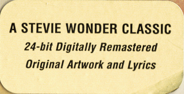 Stevie Wonder : Innervisions (CD, Album, RE, RM)