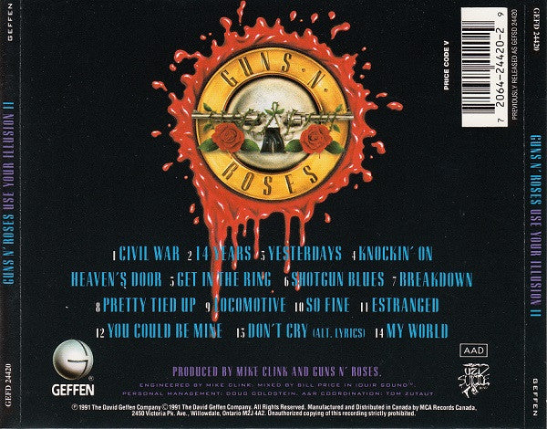 Guns N' Roses : Use Your Illusion II (CD, Album, RE)