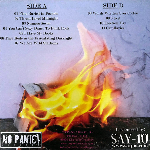 The Riot Before : Fists Buried In Pockets (LP, Album, Whi)