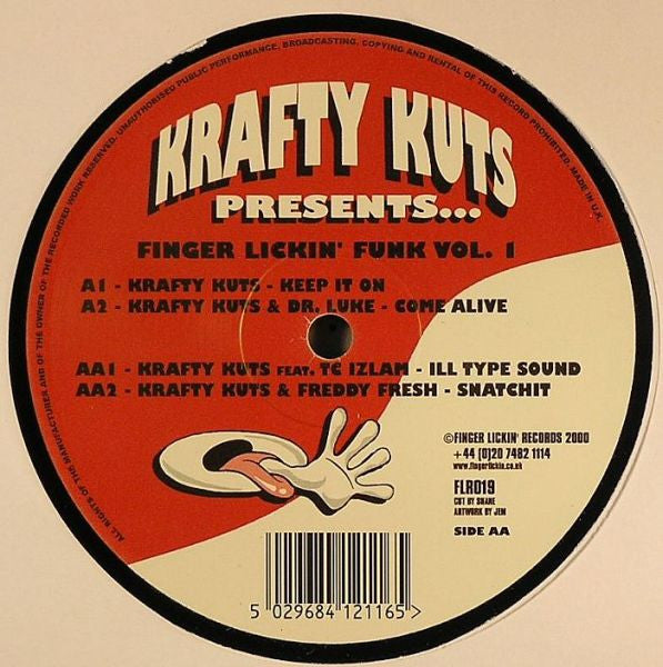 Krafty Kuts : Krafty Kuts Presents... Finger Lickin' Funk Vol. 1 (12", EP)