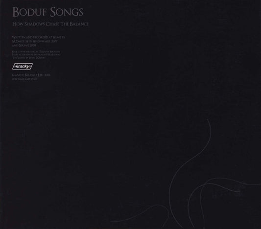 Boduf Songs : How Shadows Chase The Balance (CD, Album, Promo)