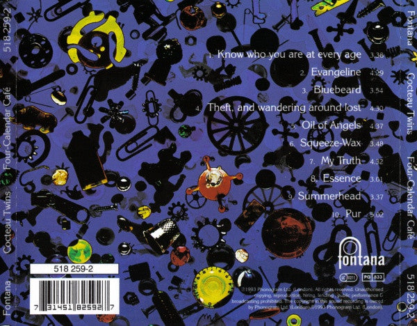 Cocteau Twins : Four-Calendar Café (CD, Album)