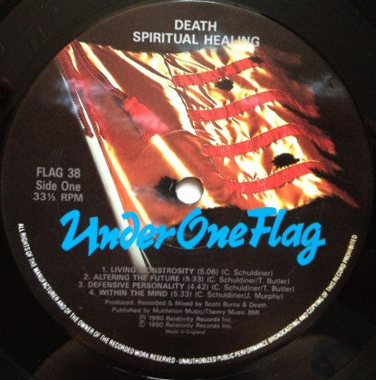 Death (2) : Spiritual Healing (LP, Album)