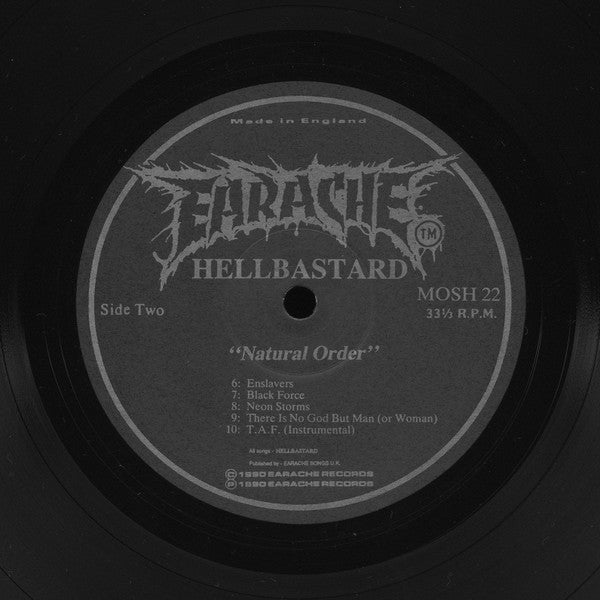 Hellbastard : Natural Order (LP, Album)
