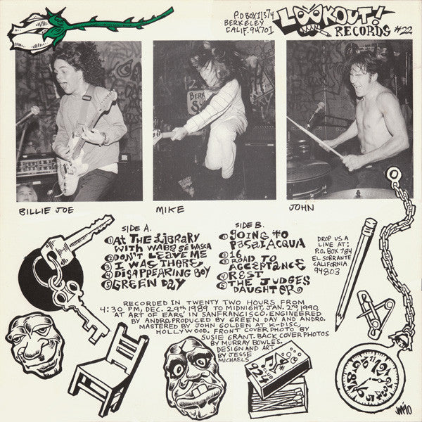 Green Day : 39/Smooth (LP, Album, RP)