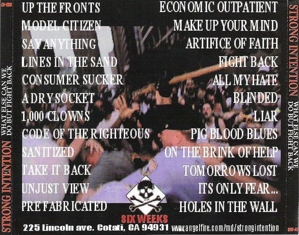 Strong Intention : What Else Can We Do But Fight Back (CD, Album)