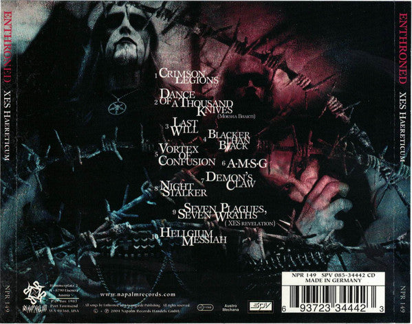 Enthroned : XES Haereticum (CD, Album)