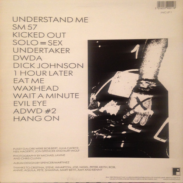 Pussy Galore (2) : Dial 'M' For Motherfucker (LP, Album)