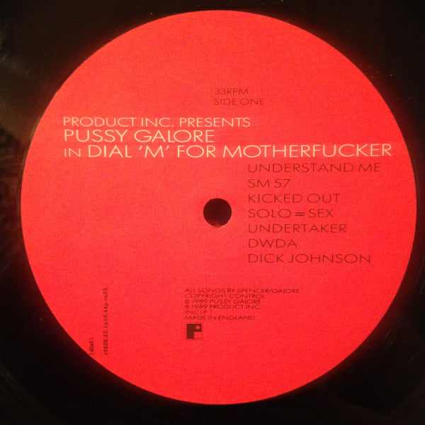 Pussy Galore (2) : Dial 'M' For Motherfucker (LP, Album)
