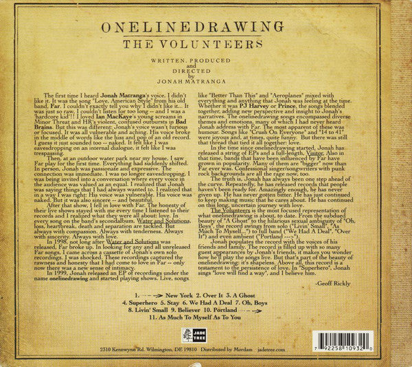 Onelinedrawing : The Volunteers (CD, Album, Enh, Dig)