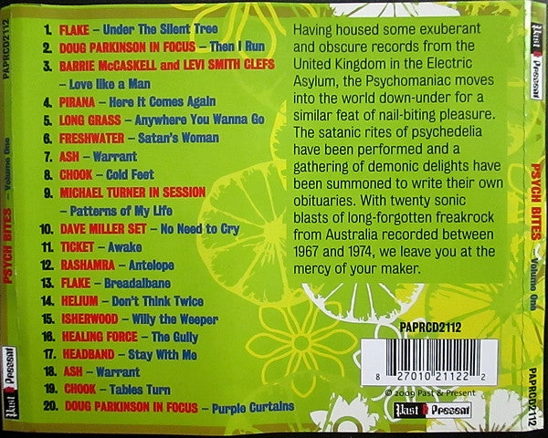 Various : Psych Bites (Australian Acid Freakrock 1967-1974 Volume 1) (CD, Comp)