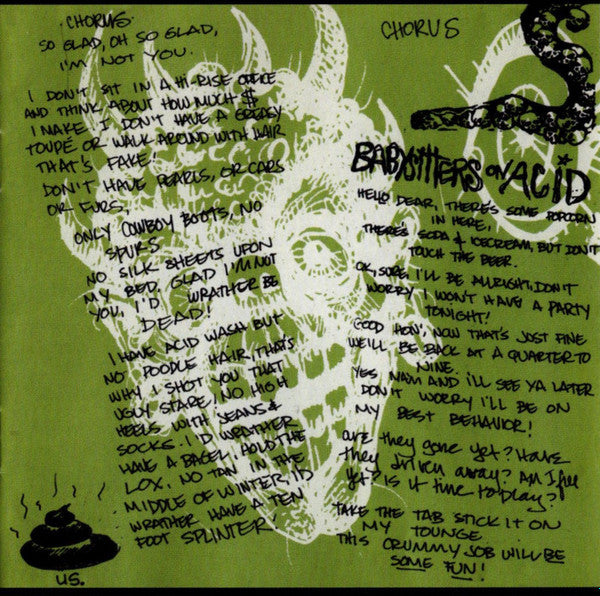 Lunachicks : Babysitters On Acid (CD, Album, RE)