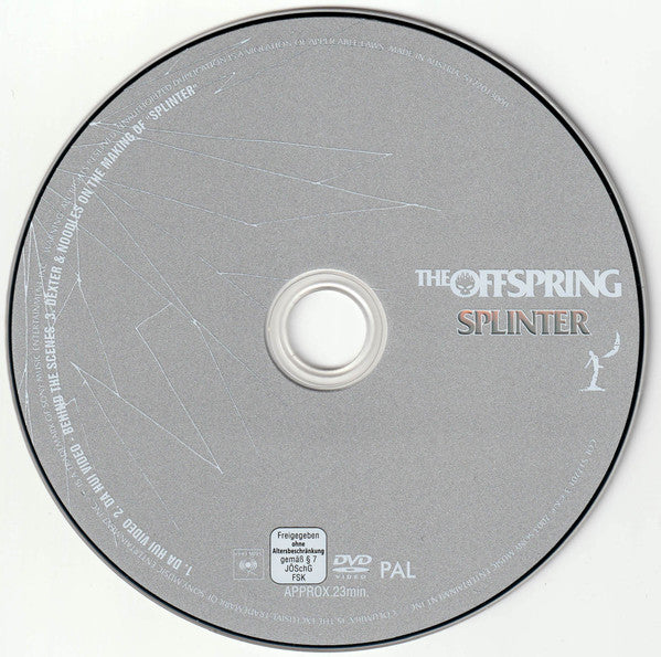 The Offspring : Splinter (CD, Album, Enh + DVD-V, PAL + Ltd)