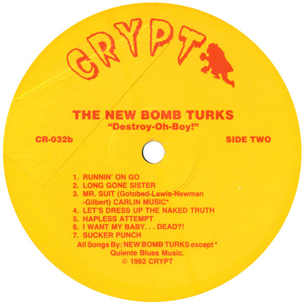 The New Bomb Turks : !!Destroy-Oh-Boy!! (LP, Album)