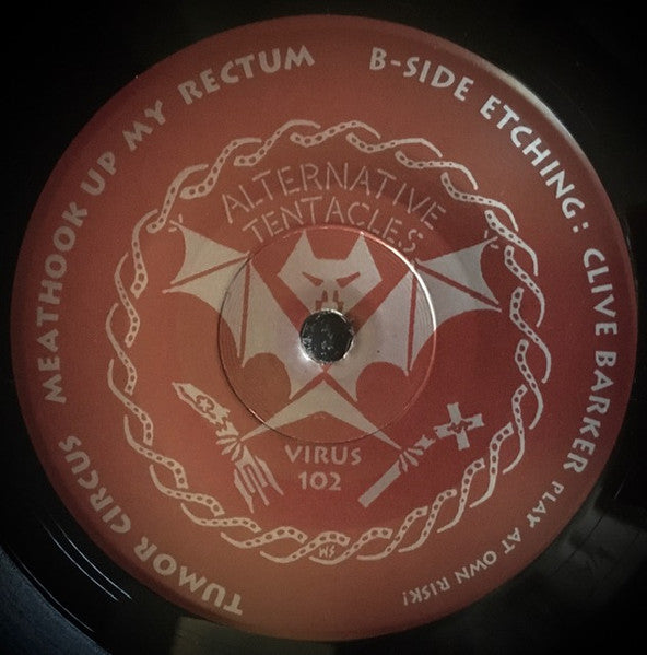Tumor Circus : Meathook Up My Rectum (7", S/Sided, Etch)