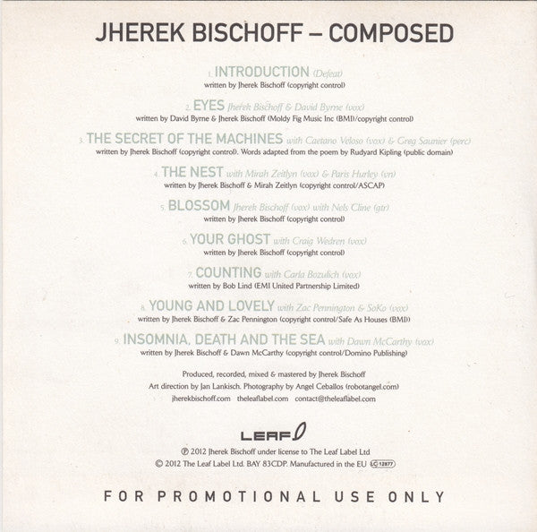 Jherek Bischoff : Composed (CD, Album, Promo)