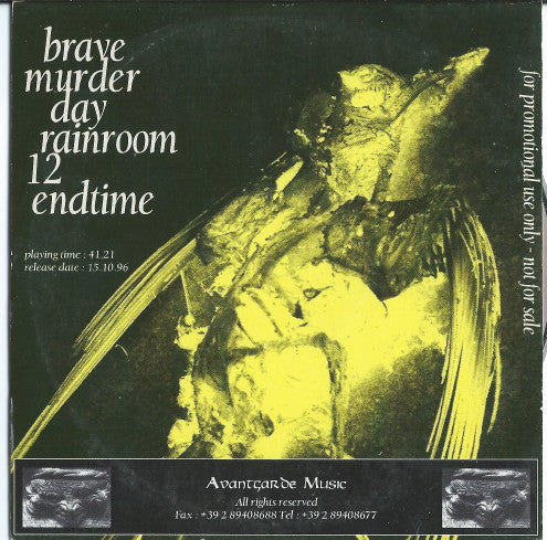 Katatonia : Brave Murder Day (CD, Album, Promo)